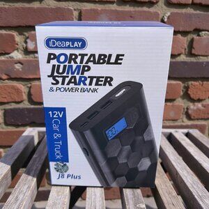 iDealPlay Portable Jump Starter & Power Bank - J8 Plus - NEW